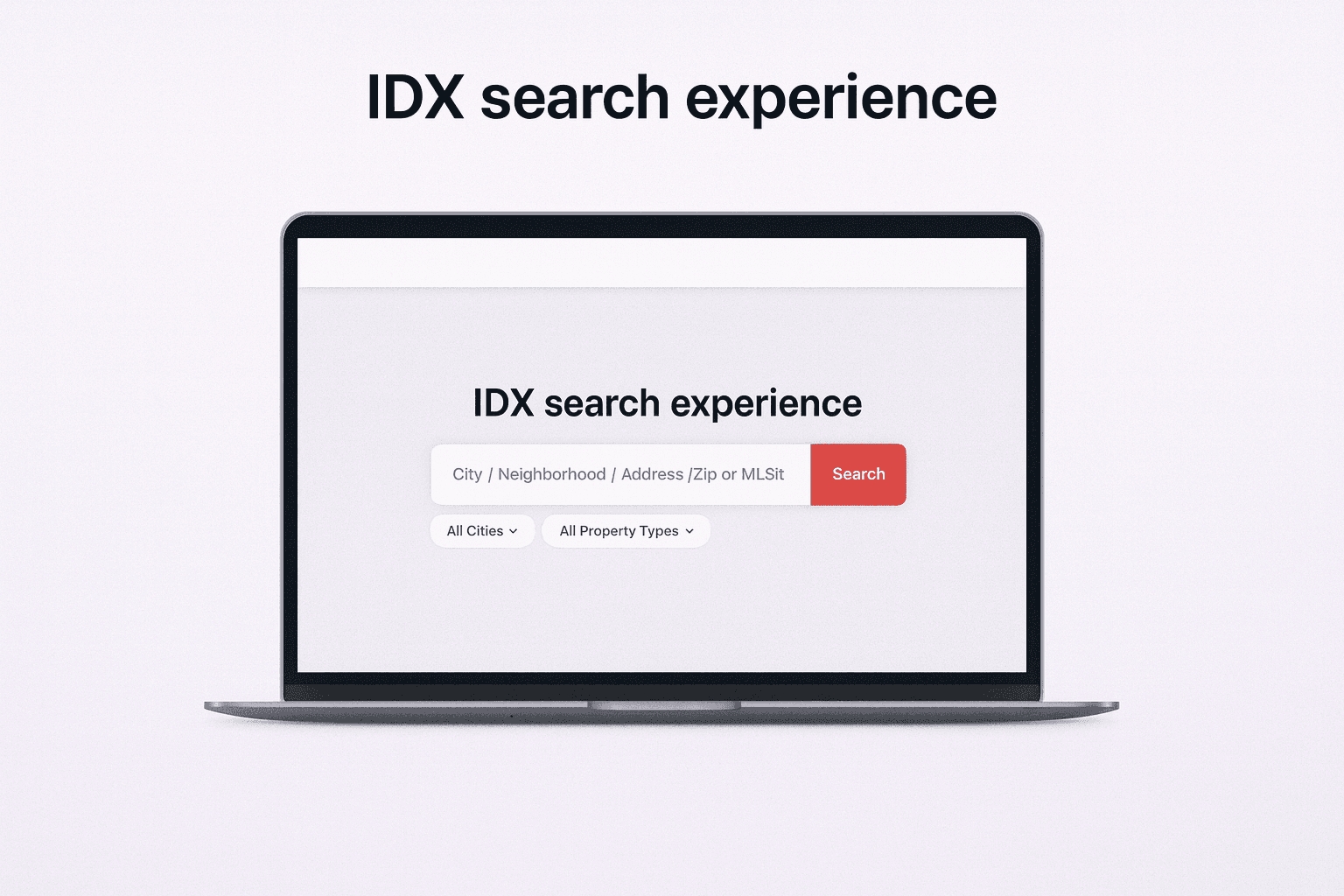 IDX search experience