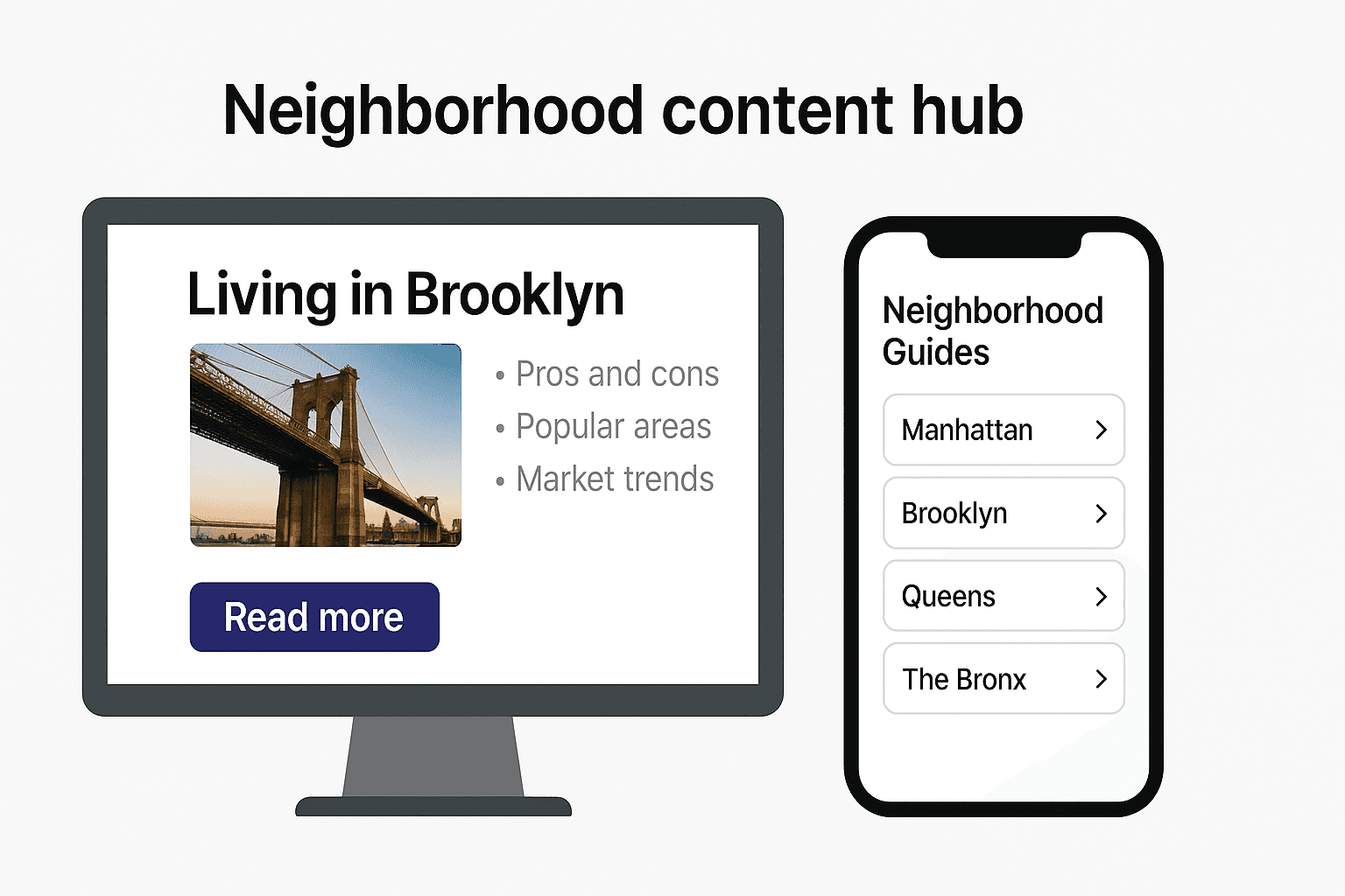 Neighborhood content hub