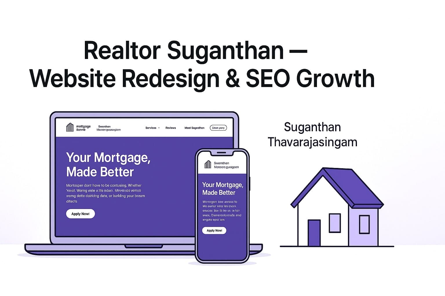 Realtor Suganthan — Website Redesign & SEO Growth