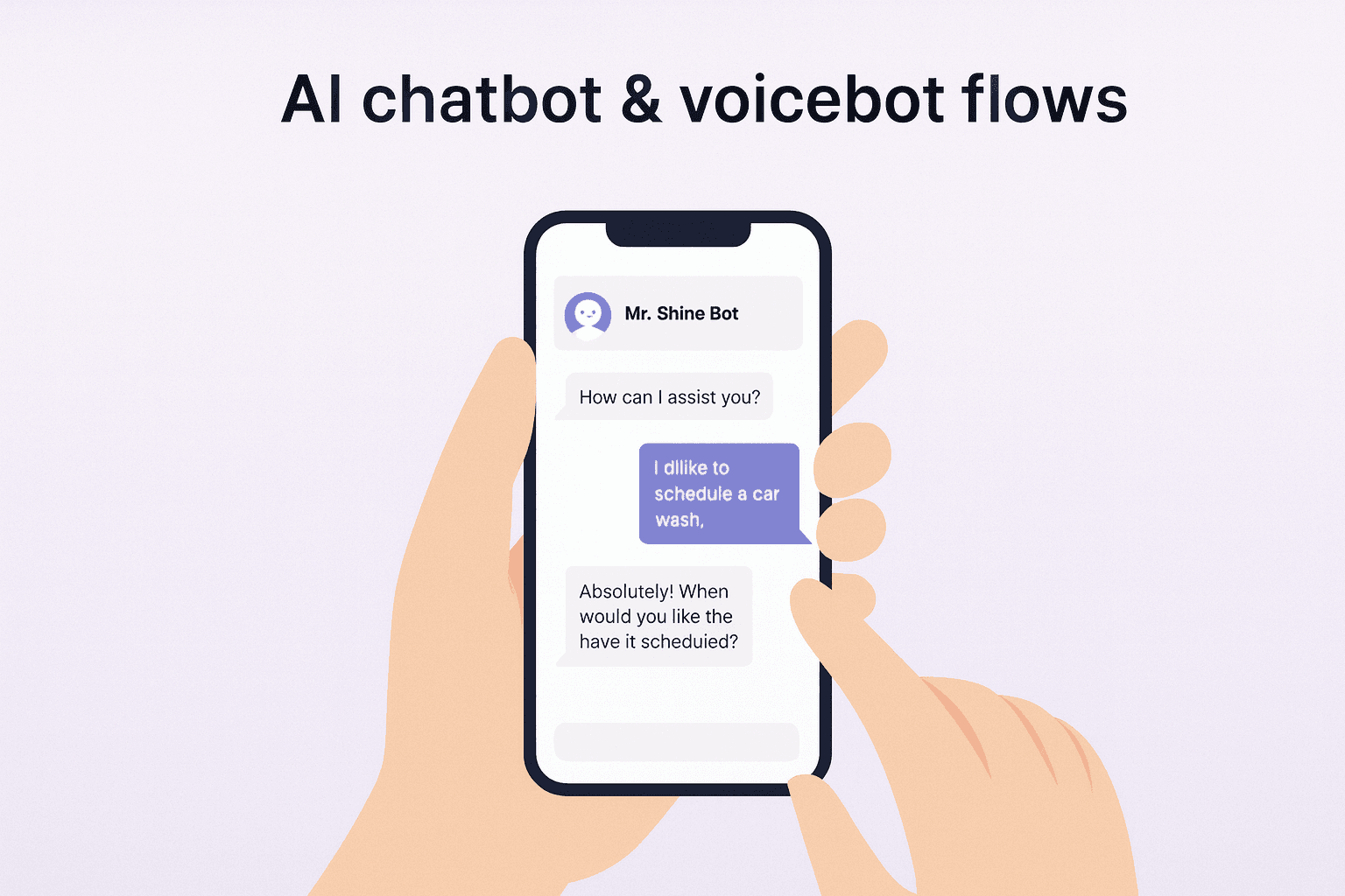 AI chatbot & voicebot flows